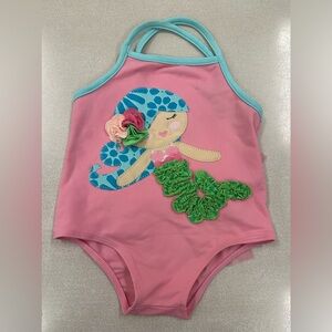 (3/$18) Mud Pie Mermaid Baby Swimsuit